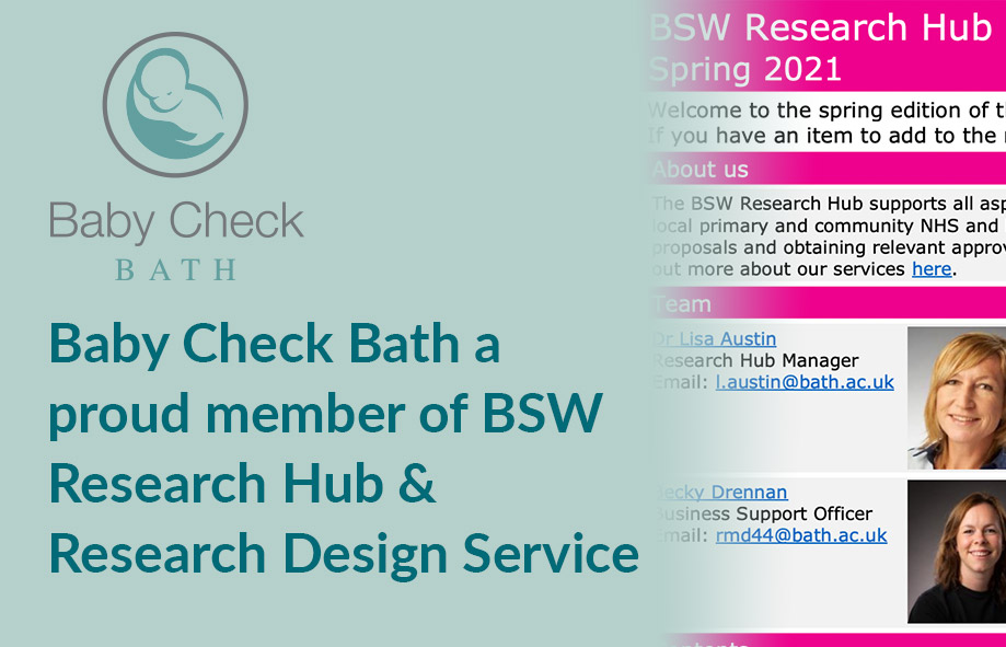 Baby Check Bath a proud member of BSW Research Hub & Research Design Service